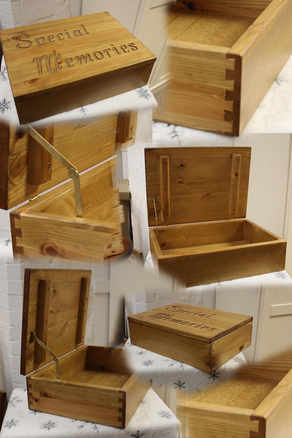 Pine Memory Boxes