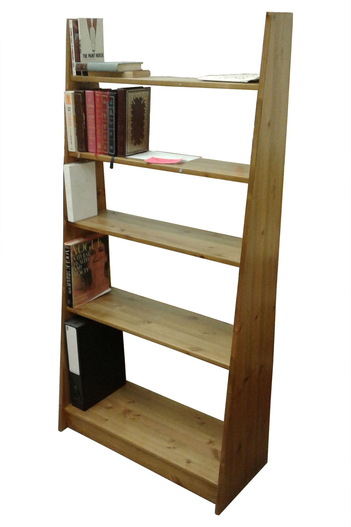 Open backed book case