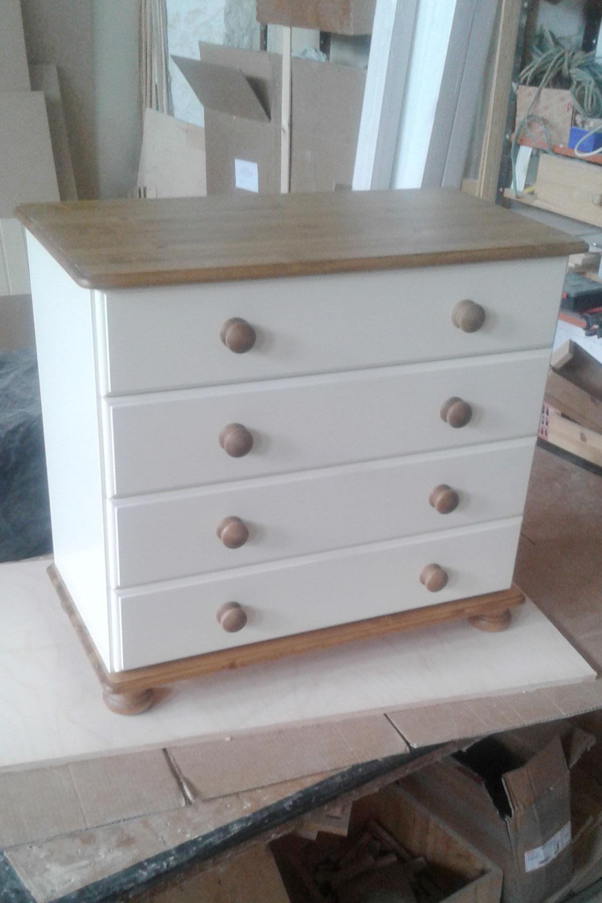 4 Drawer Painted Chest