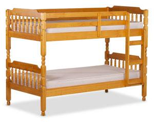 Rustic pine bunk beds for sale from our showroom in Barnstaple, North Devon.
