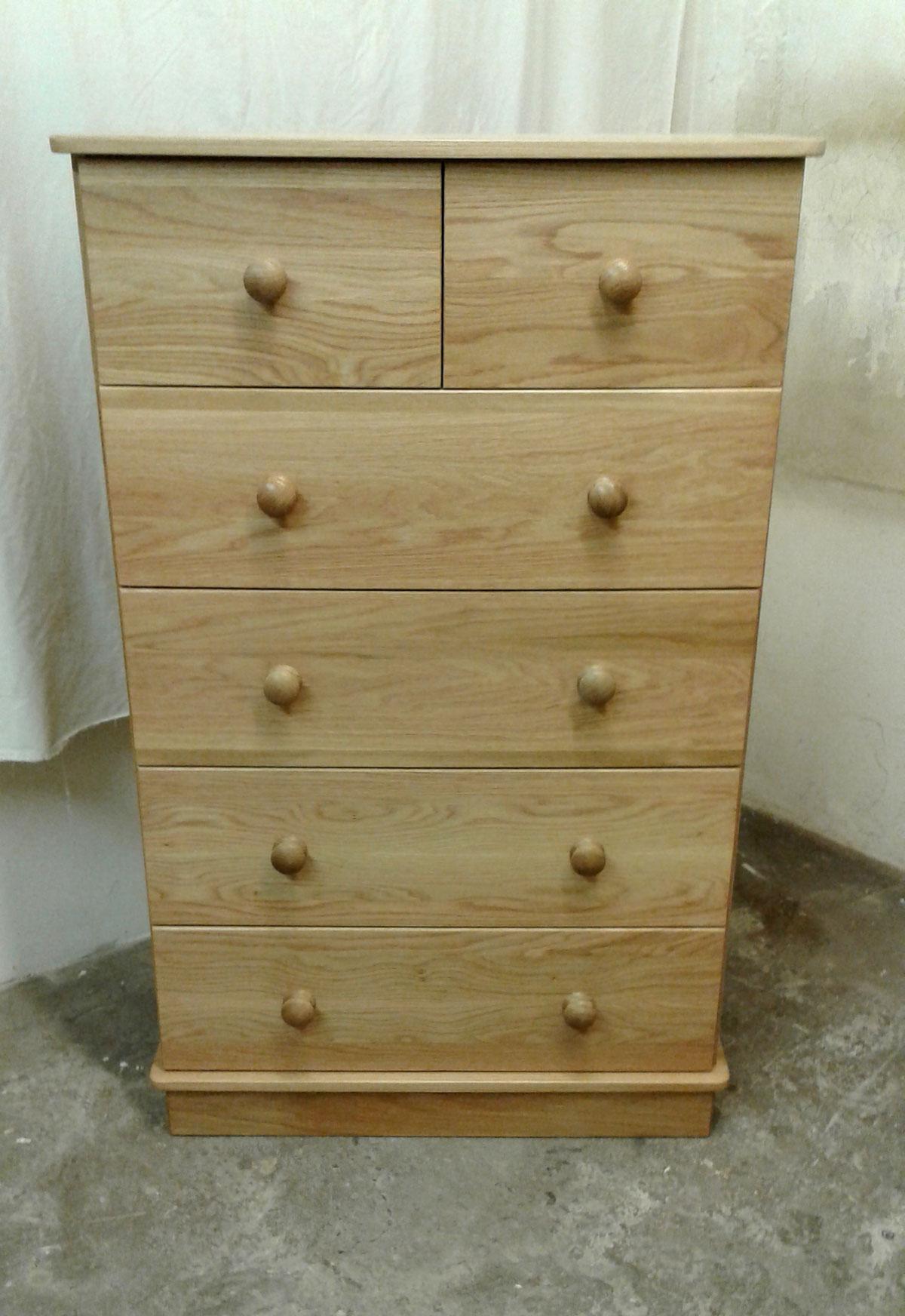 Large Oak custom chest of drawers