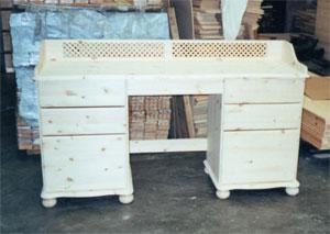 Special made to measure desks in Pine, Oak or Painted.