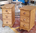 3 Drawer Pine Bedside Cabinets and Chests